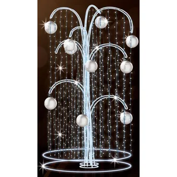 Vánoční světelný řetěz Polamp POL-1964 - 3D dekorace - Fontána - 200 x 120 cm