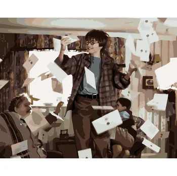 ZUTY Malování podle čísel - HARRY POTTER CHYTÁ DOPISY Rozměr: 40x50 cm, Rámování: bez rámu a bez vypnutí plátna