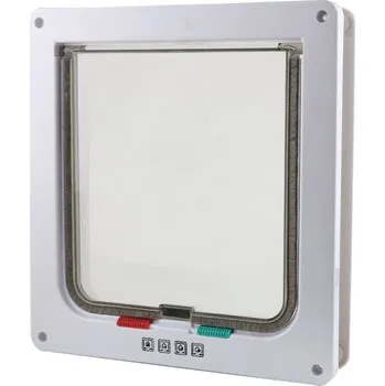 Bentech Dvířka pro psy a kočky 19 x 19,9 cm, bílá