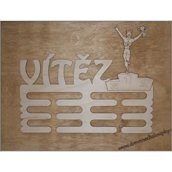 Věšák DCH Věšák na medaile univerzální - Vítěz Rozměr: 30x20 cm