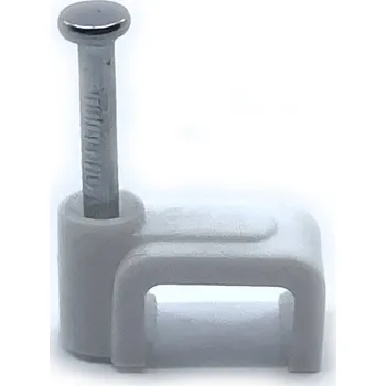 Příslušenství pro plot EU SELECT Kabelážní příchytka čtvercová bílá 10mm 10 mm