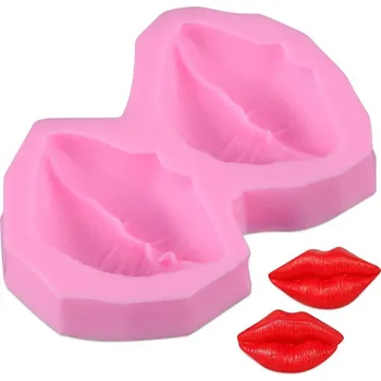 Forma na pečení Silikonová forma na čokoládu, led, mýdlo, vosk… - styl rty