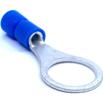 Kabelové oko Tracon electric Izolované Cu kabelová oka lisovací modré 2,5mm² 2,5mm2 / M10