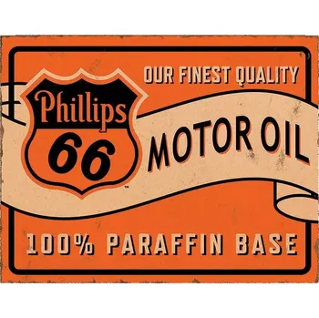 Plechová cedule PLECHOVÁ CEDULE PHILLIPS 66 PARAFFIN