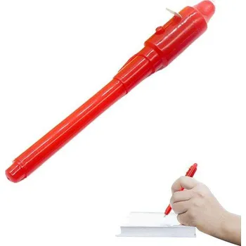 Neviditelný inkoust - UV pero - Červený