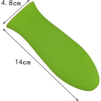 Pánev Vychytávka na vaření | silikonový držák na pánev - zelná rukojeť