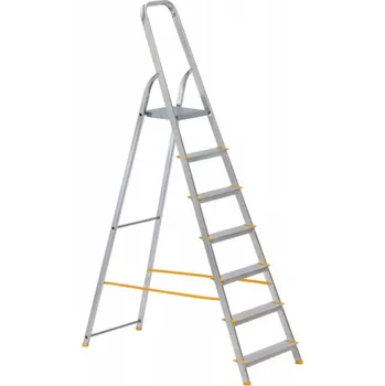 Schůdek ALVE Schůdky jednostranné s plošinou 7x1 hobby