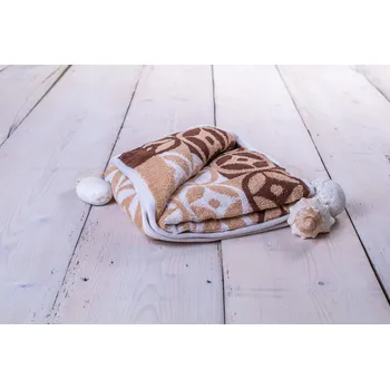 Osuška Froté osuška Kompass Hnědá 70x140cm TiaHome