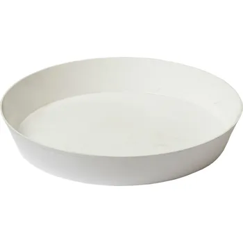 Obal na květináč Miska Rubek - bílá 14 cm