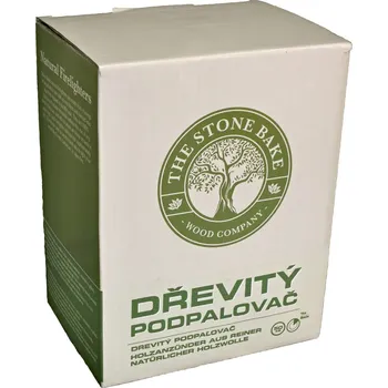 Zahradní gril Podpalovač z dřevité vlny 36 mm - 50 ks