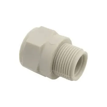 Vodovodní potrubí PPR DG přechodka s plastovým závitem 20-3/4