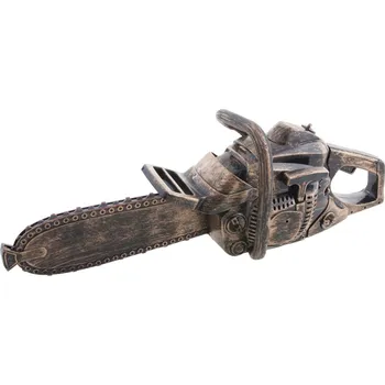 Karnevalový doplněk Halloween motorová pila s efekty, 40 cm