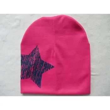 Čepice Zimní dětská čepice s motivem hvězdy - 20