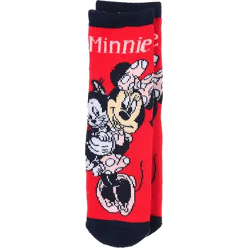 Dívčí termo ponožky DISNEY MINNIE S KOČIČKOU červené Velikost: 31-34