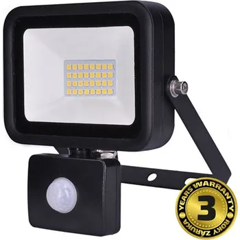 LED reflektor PRO se senzorem, 30W, 2760lm, 5000K, IP44, černý