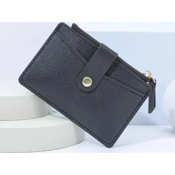 Peněženka Dámská elegantní peněženka z umělé kůže - černá01