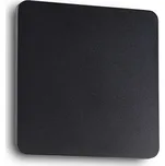 LED Nástěnné svítidlo Ideal Lux Cover AP1 Square Small Nero 195766 9W 943lm 15cm hranaté černé