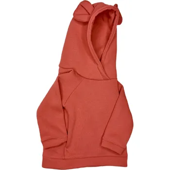 Dívčí mikina Mimilove Dětská mikina medvídek Vel. 6-7 let Cihlově červená