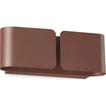 Nástěnné svítidlo Ideal Lux Clip AP2 mini corten 170923 G9 2x40W 25cm rezavé