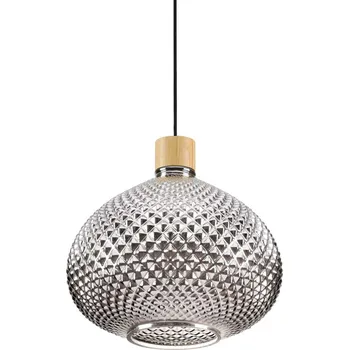 Závěsné svítidlo Ideal Lux Bergen-3 SP1 238920 E27 1x60W IP20 30cm kouřově šedé