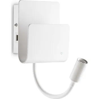 Nástěnné svítidlo LED Nástěnné svítidlo Ideal Lux Probe AP2 Bianco 243160 9W 580lm 3000K IP20 bílé