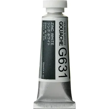 Vodová barva Kvašová barva Holbein 15ml - Zinc White