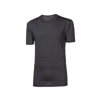 Progress ORIGINAL pánské MERINO šedý melír XXXL; Šedá triko + DÁREK DLE VÝBĚRU!