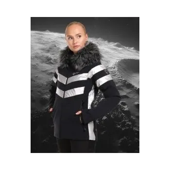 Kilpi LTD ASTER-W černá 34; Černá bunda + DÁREK DLE VÝBĚRU!