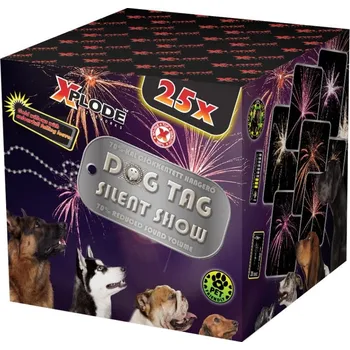 Zábavní pyrotechnika Kompakt Dog Tag 25 ran