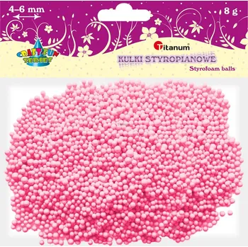 Airsoftová kulička Polystyr. kuličky, 4-6mm, RŮŽOVÁ