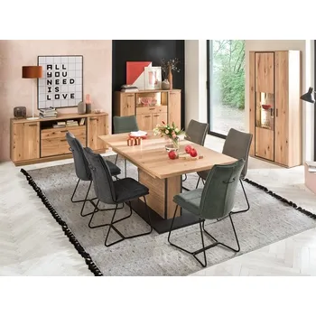 Jídelní stůl Nábytek do jídelny CAMPINAS dub sukatý bělený