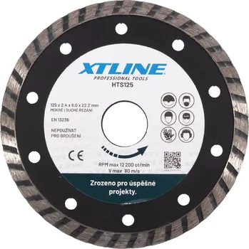 Brusný kotouč XTLINE Kotouč diamantový turbo | 150x2,6x22,2 mm