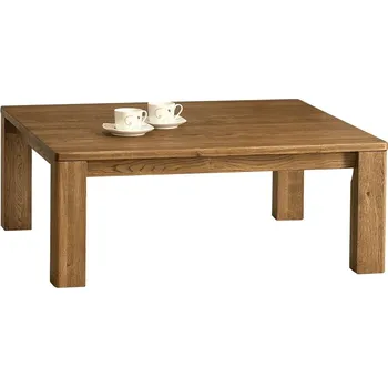 Konferenční stolek ROLANDO dubový konferenční stolek 100x100x40 cm dub jantar