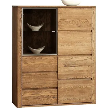 Komoda ORLANDO/ROLANDO dubová komoda 2D typ 45 dub jantar