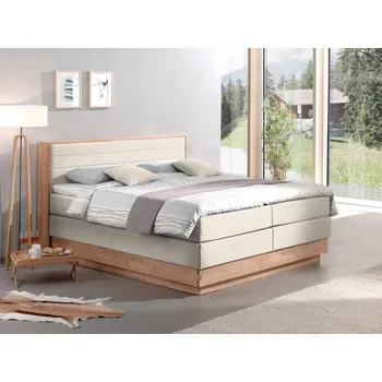 Postel Postel boxspring s úložným prostorem KOLETA 2 dub masiv plocha spaní 180x200