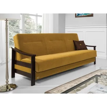 Pohovka Rozkládací pohovka s úložným prostorem MODEL O pohovka bez čalounění zadní části