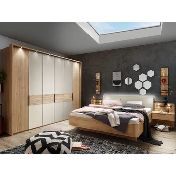 Ložnicová sestava Ložnicová sestava CADIZ dub bianco/champagner