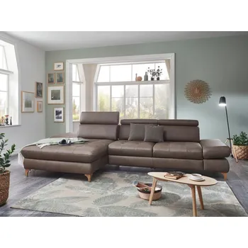 Sedací souprava Kožená rohová sedací souprava CAROLINA 2 Levý roh