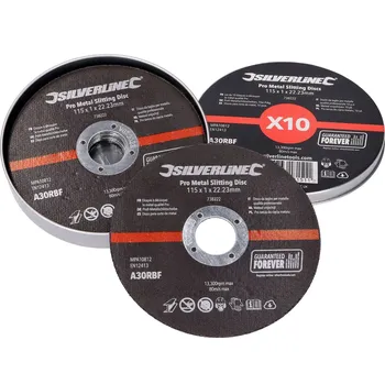 Brusný kotouč Sada kotoučů pro flexu Silverline professional 115x1mm 10ks 43366