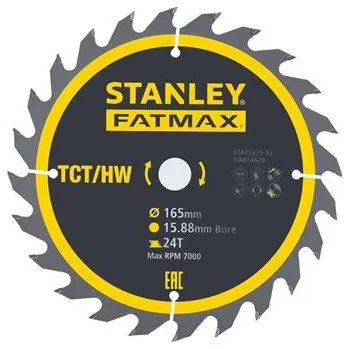 Pilový kotouč Stanley FatMax Náhradní kotouč pro okružní pilu TCT 165x15,8 mm