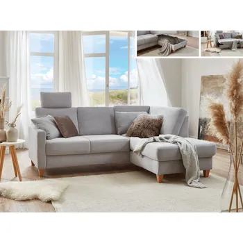 Sedací souprava Malá rohová rozkládací sedací souprava ve skandinávském stylu SUMMER Pravý roh