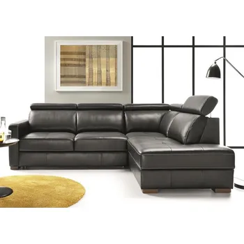 Sedací souprava Kožená rohová rozkládací sedací souprava CROSS Pravý roh