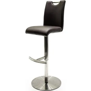 Barová židle Barová otočná židle ALESI ekokůže hnědá