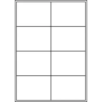 Samolepící etiketa Etikety PRINT 101x72 mm bílé (balení 100xA4)