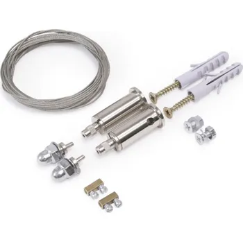 Nábytkové kování Wireli Montážní konzola závěsu PHIL / Chrom 1500 mm