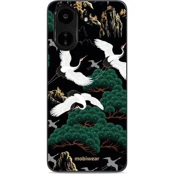 Pouzdro na mobilní telefon Lesklý kryt Mobiwear Glossy - Xiaomi Redmi 13C - G042G - Jeřábi (Prémiové lesklé pouzdro, obal, kryt Mobiwear Glossy na mobil Xiaomi Redmi 13C - G042G - Jeřábi, materiál Plast + TPU silikon - krytí po všech stranách, neošoupatelný potisk, tenké provedení,