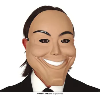Karnevalová maska Fiestas Guirca Maska usmívajícího se muže