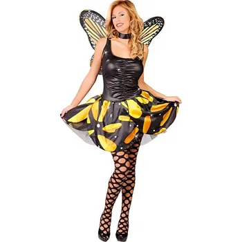 Karnevalový kostým Fiestas Guirca Kostým motýl žlutý - velikost M 38/40