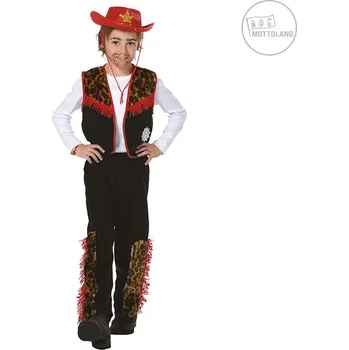 Mottoland Dětský kostým kovboj Bill - kostým - výška 116 cm