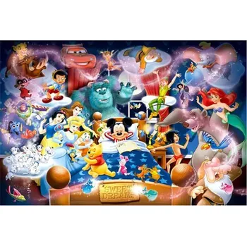 Diamantové malování Disney Diamantové malování - motivy z Disneyho pohádek - hranaté diamanty I Barva: A, Rozměry (cm): 20x25 cm